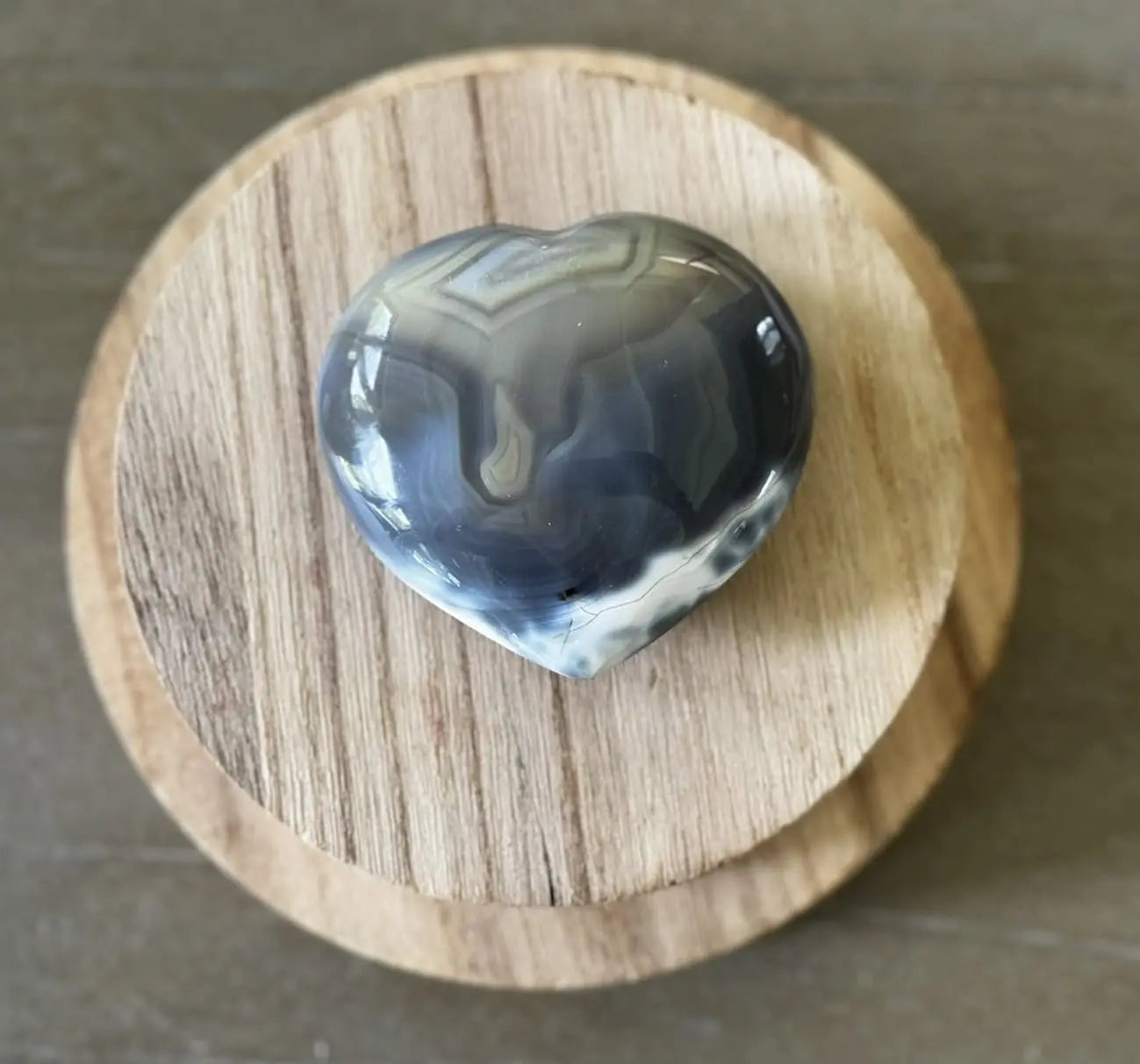 Cœur en Agate - Mon minéral