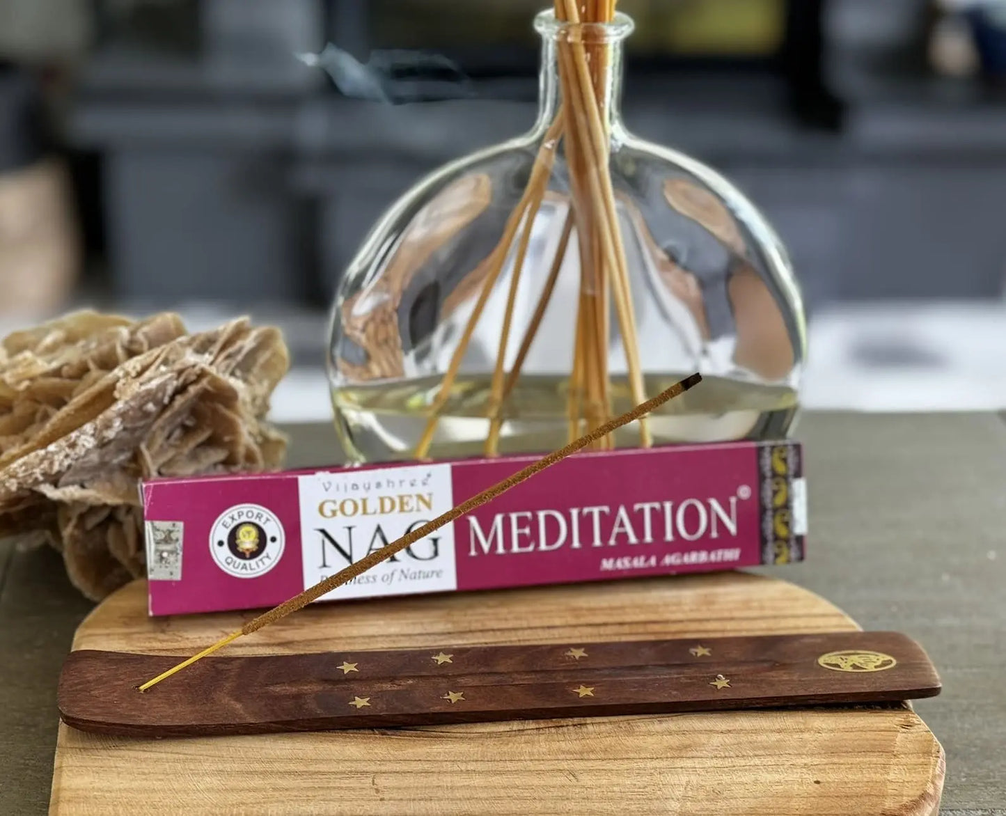Encens Vijayshree Golden Nag - Méditation - Mon minéral