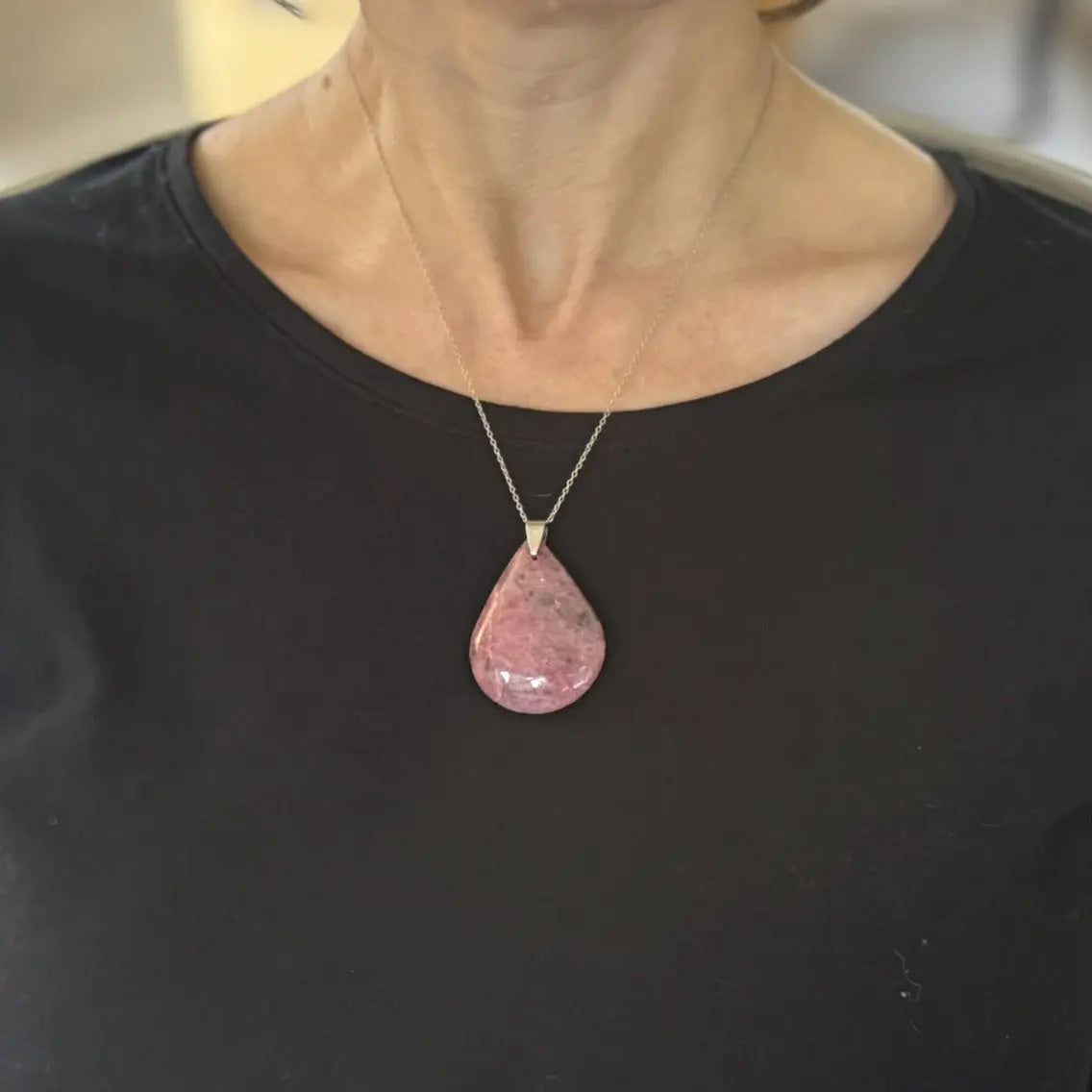 Pendentif Rhodonite - Mon minéral