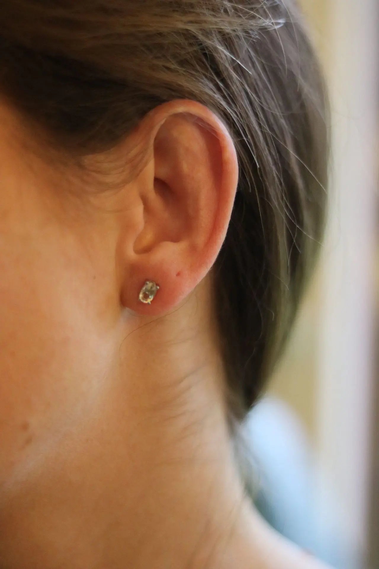 Boucle d'oreille en Citrine - Mon minéral