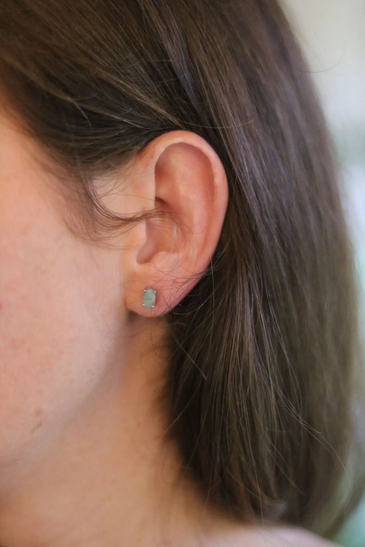 Boucle d'oreille en émeraude - Mon minéral