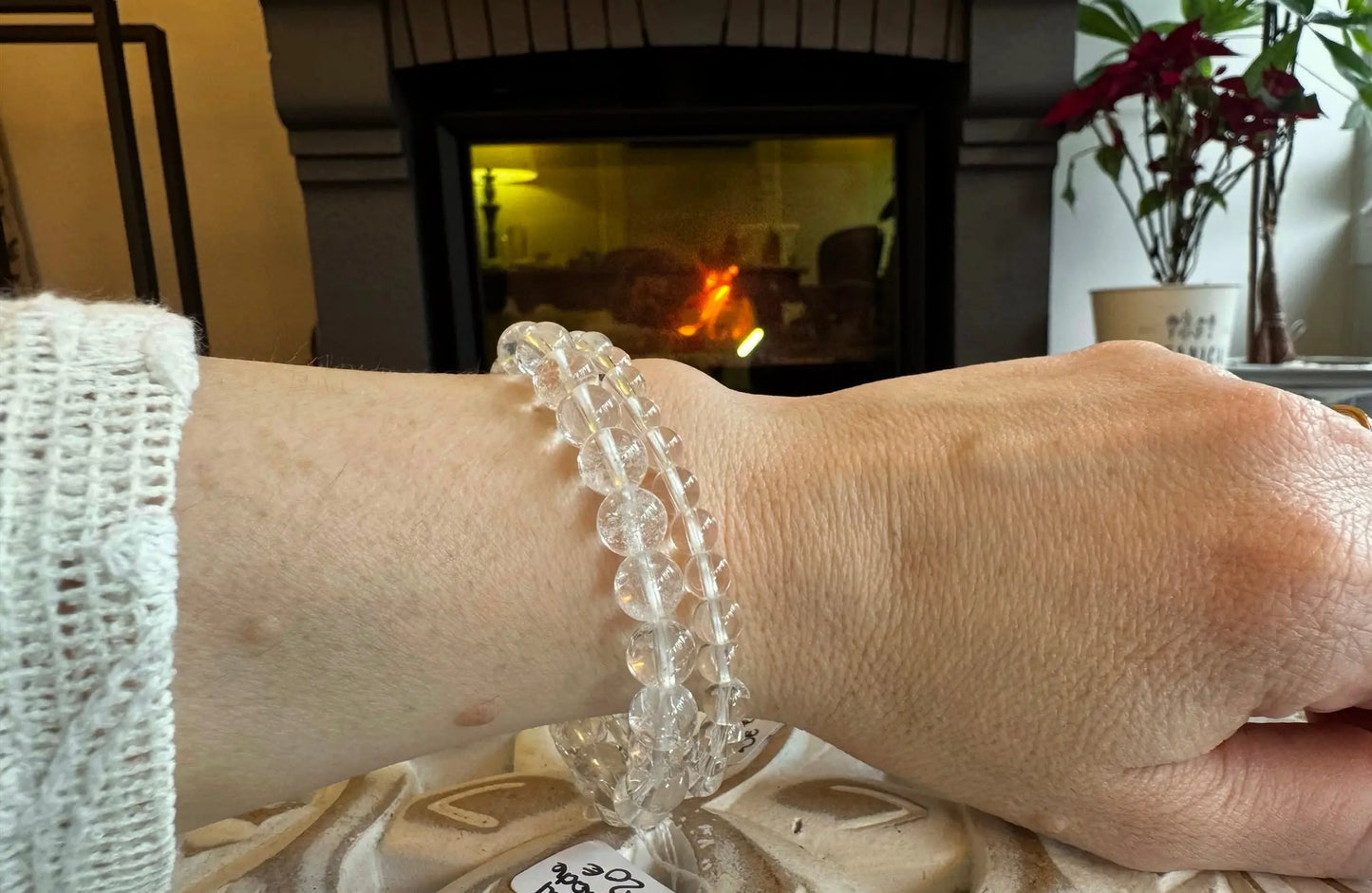 Bracelet Cristal de roche 6mm - Mon minéral