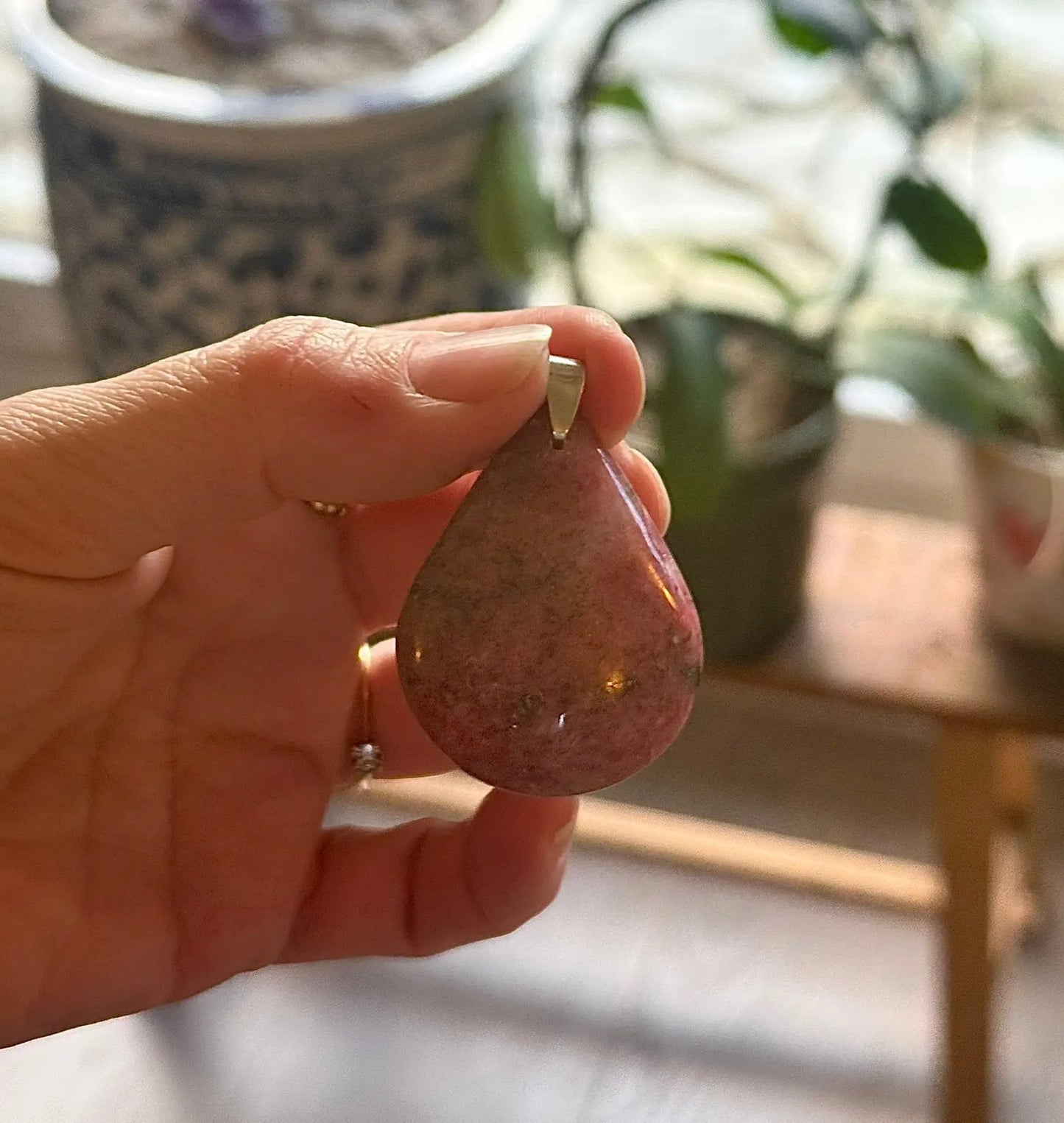 Pendentif Rhodonite - Mon minéral