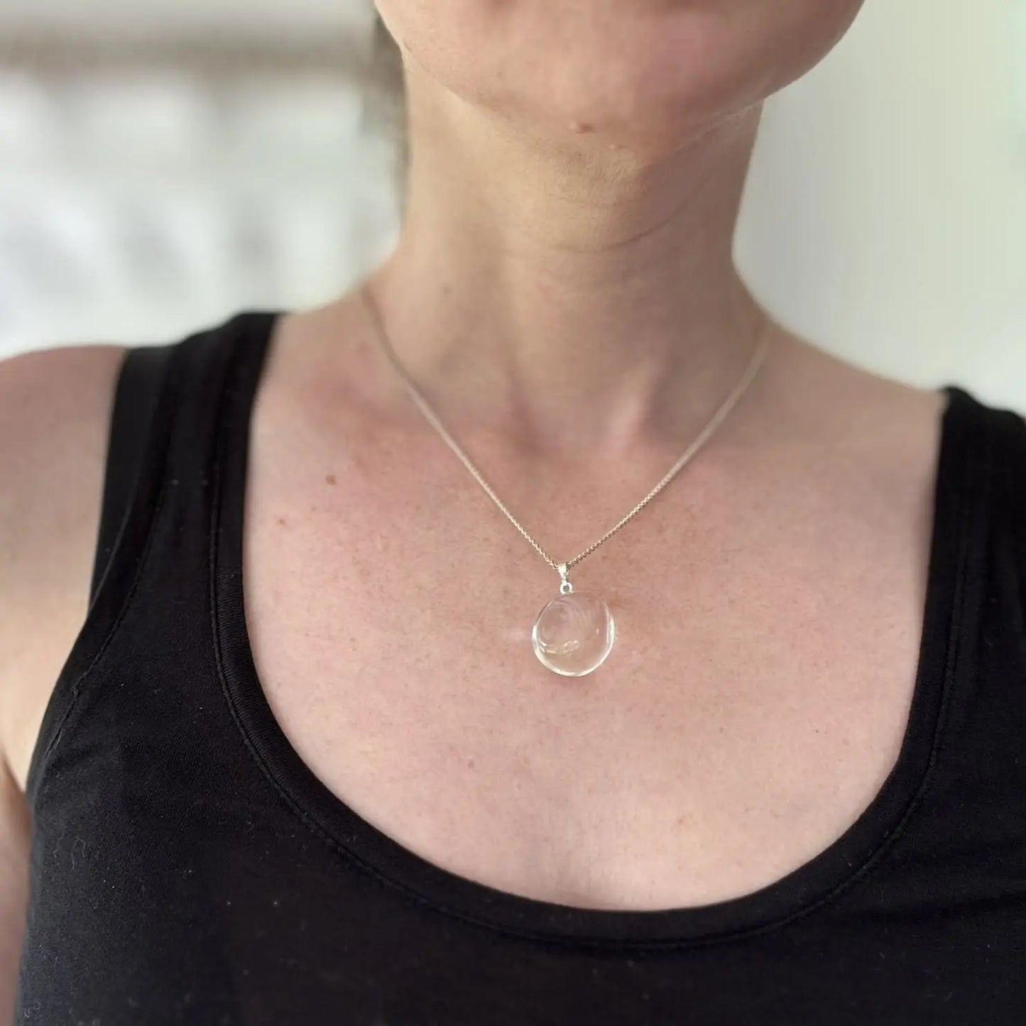 Pendentif en Cristal de roche - Mon minéral