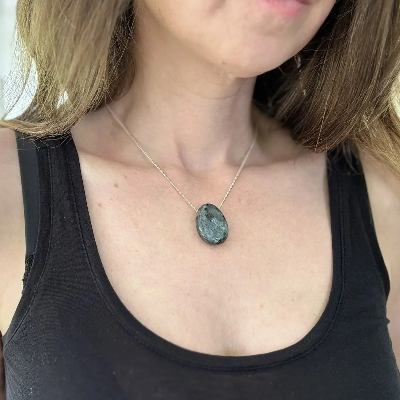 Pendentif larvikite - Mon minéral