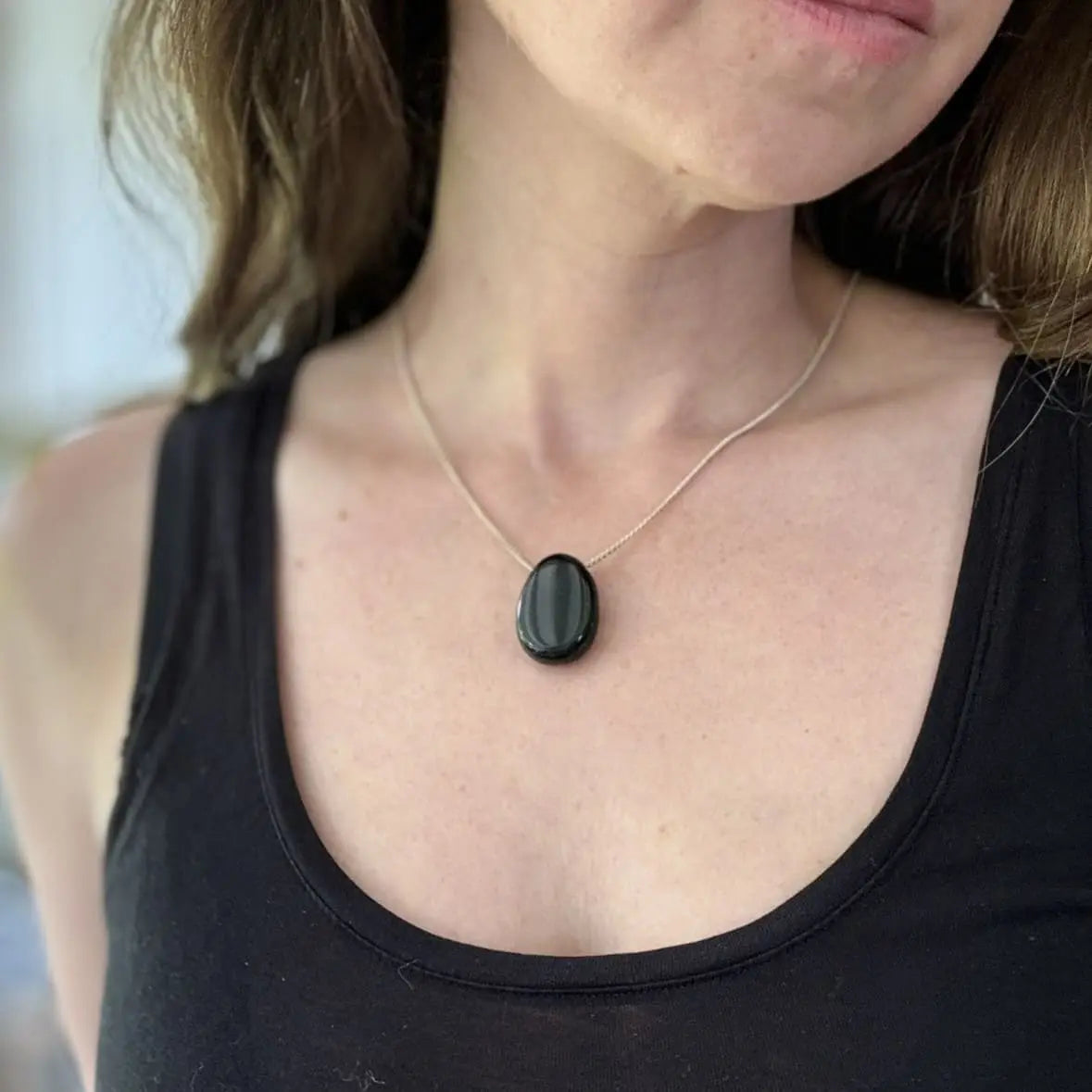 Pendentif en Obsidienne - Mon minéral