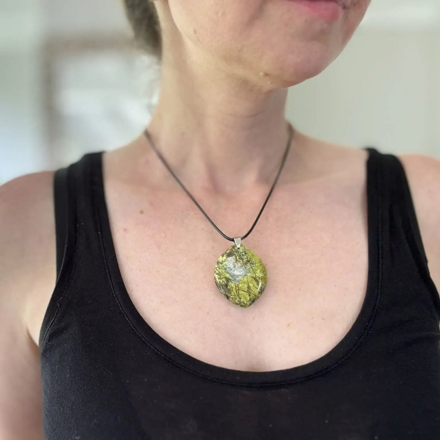 Collier opale verte - Mon minéral