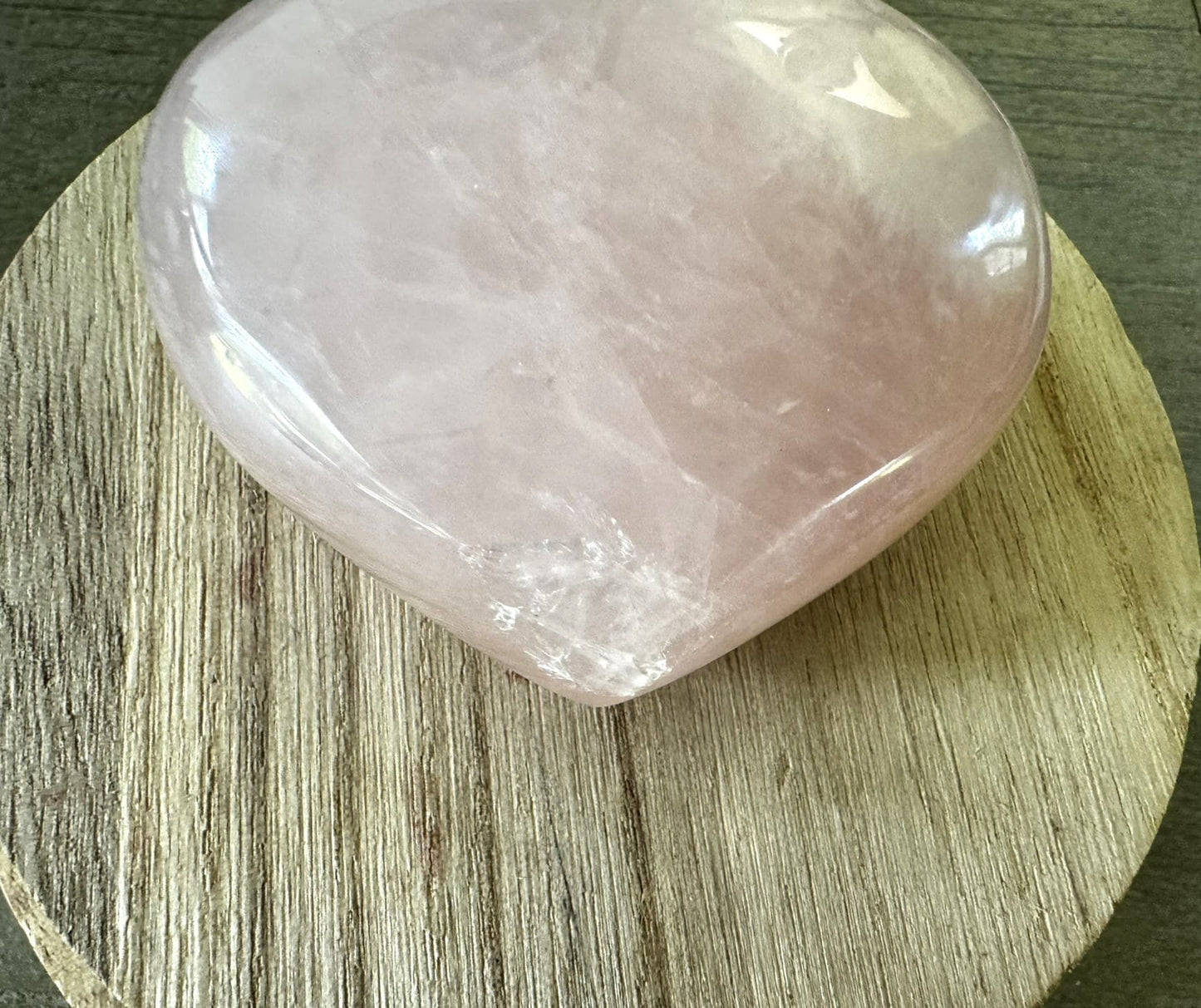 Cœur Quartz rose.